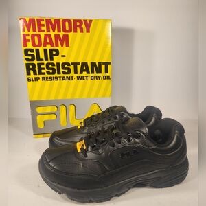 FILA Slip- Resistant Wet/Dry/Oil Memory Foam Workshift SR Women's Size 8.5Wide D